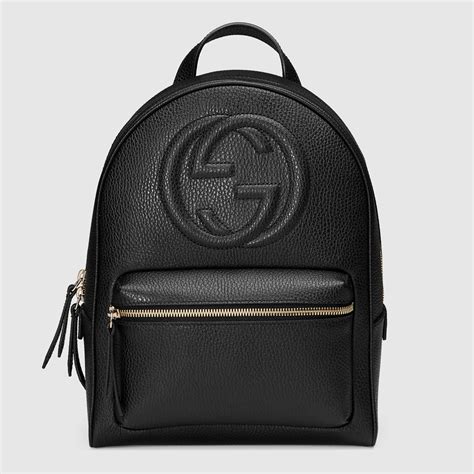 gucci soho backpack black|black gucci mini backpacks.